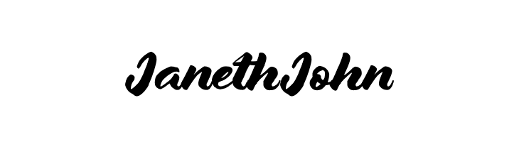 JanethJohn  Free Fonts Download