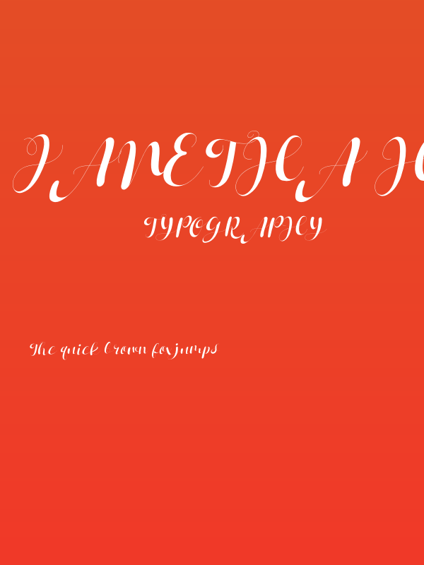 Janetha Hasley Italic Poster