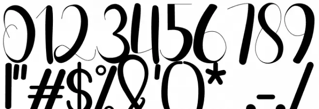 Janetha Hasley Font OTHER CHARS