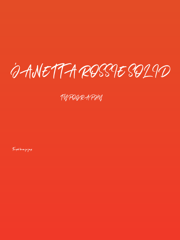 Janetta Rossie Solid Poster