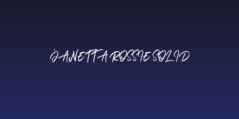 Janetta Rossie Solid Social Header