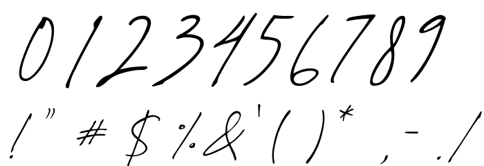 Janetta Silloam Font OTHER CHARS