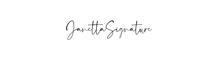 JanettaSignature  font caratteri gratis