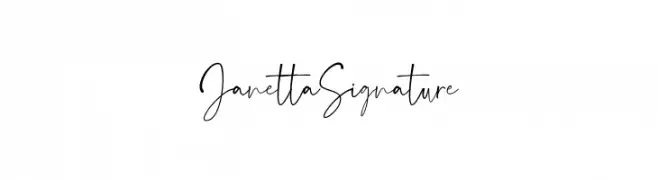 JanettaSignature  baixar fontes gratis