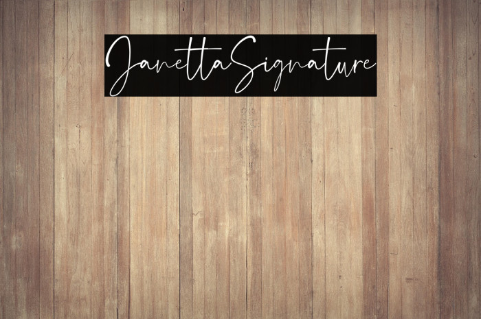 JanettaSignature Example 1