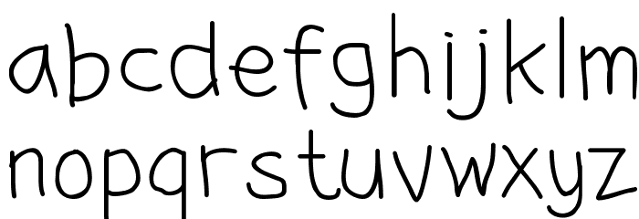 Jangan Bersedih Font LOWERCASE