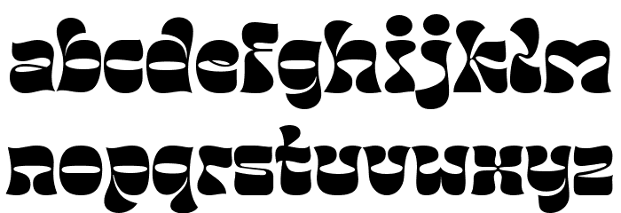 Janger Regular Font Litere mici