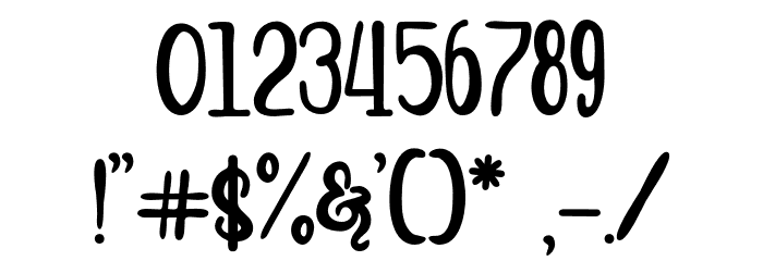 Jangkids Font OTHER CHARS
