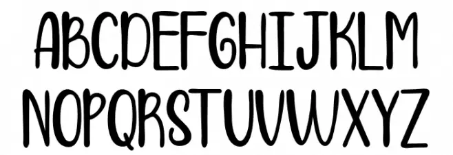 Jangkids Шрифта ВЕРХНИЙ
