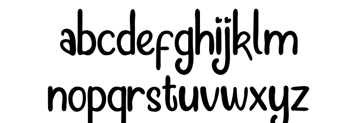 Jangkids Font LOWERCASE