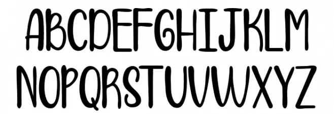 Jangkids Шрифта ВЕРХНИЙ