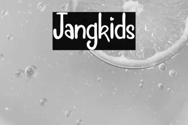 Jangkids Font examples