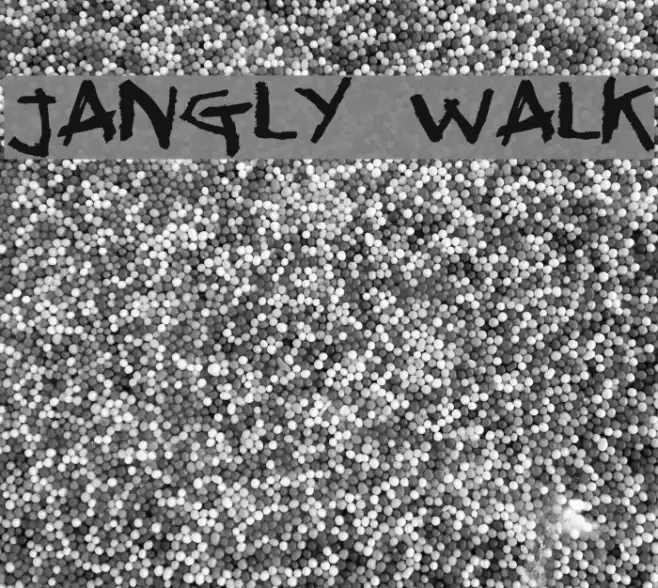 Jangly walk Font examples