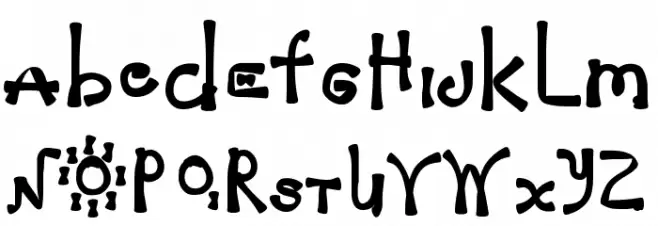 JanglyChief フォント 大文字