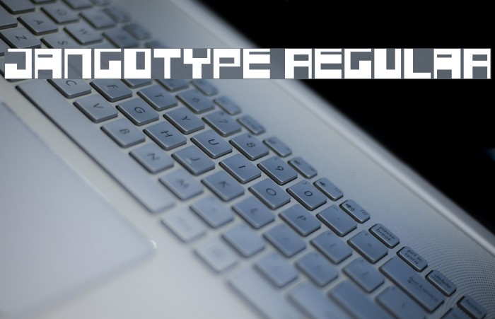 Jangotype Regular Font examples