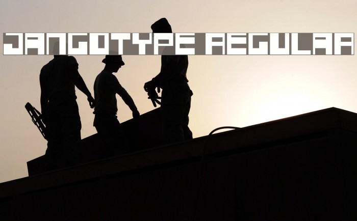 Jangotype Regular Font examples