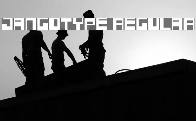 Jangotype Regular Font examples