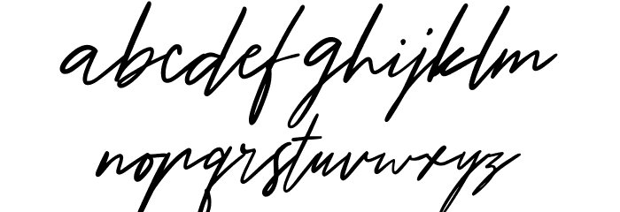 Jangthai Font LOWERCASE