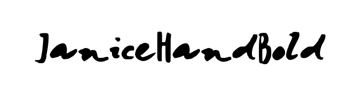 JaniceHandBold  font caratteri gratis
