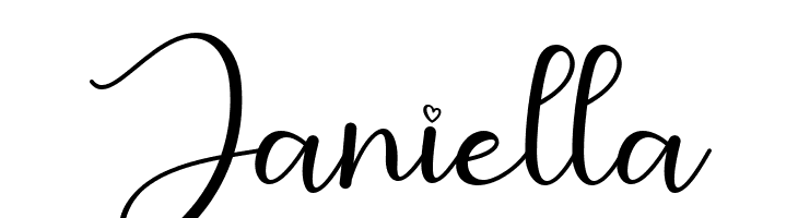 Janiella  Frei Schriftart Herunterladen