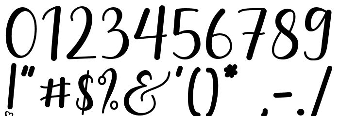 Janiella Font OTHER CHARS