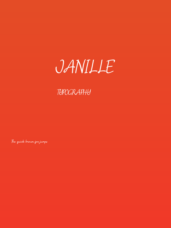 Janille Poster