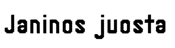 Janinos juosta  Frei Schriftart Herunterladen