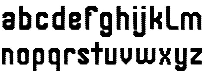 Janinos juosta Font LOWERCASE