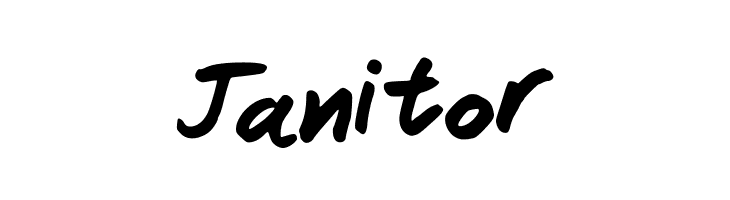 Janitor Font