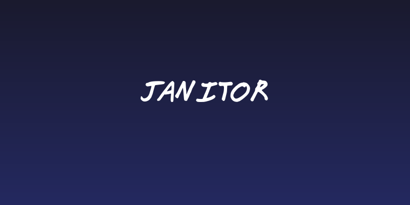 Janitor Social Header