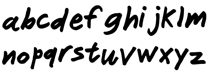 Janitor Font LOWERCASE