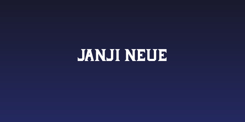 Janji Neue Social Header