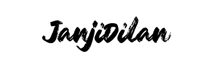 JanjiDilan  Frei Schriftart Herunterladen
