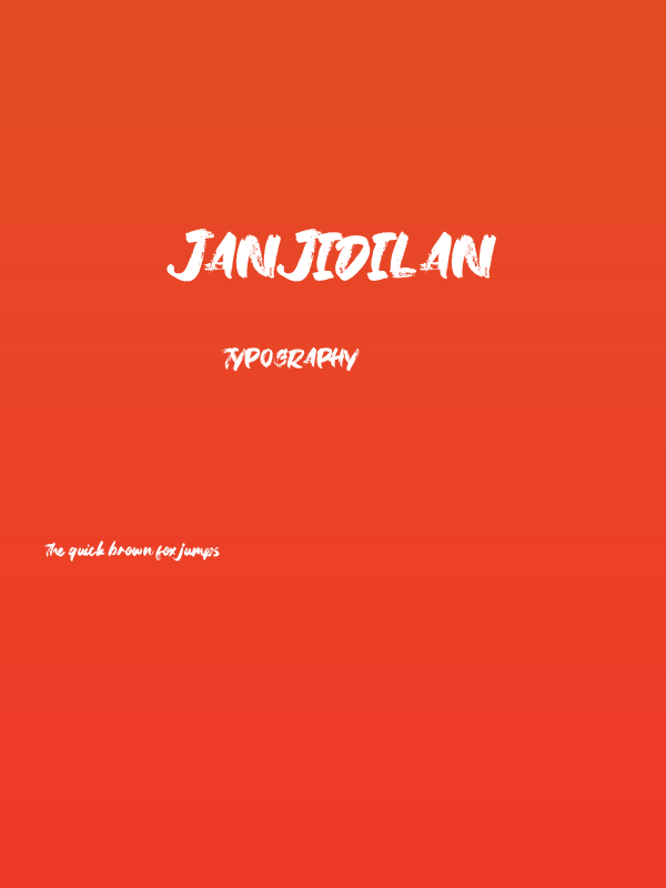 JanjiDilan Poster