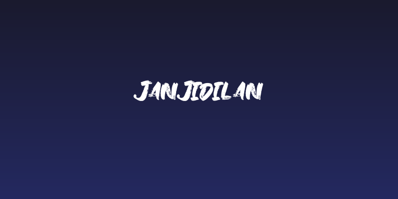 JanjiDilan Social Header