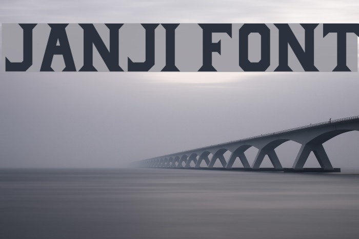Janji Font examples