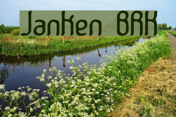 Janken BRK Font examples