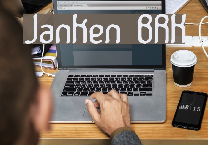 Janken BRK Font examples