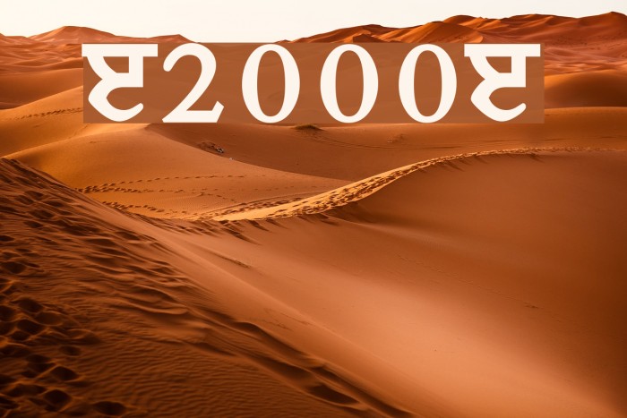 Janmeja2000J フォント examples