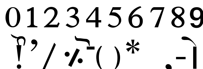 Janmeja2002M Medium Font OTHER CHARS