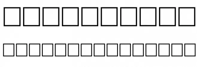 Janmeja2920A2 フォント その他の文字