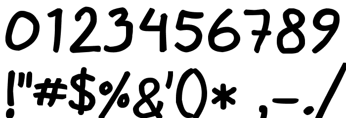 Jann Script Bold Font OTHER CHARS