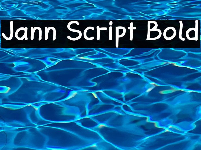 Jann Script Bold Example 3