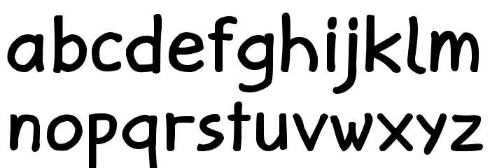 Jann Script Bold Font LOWERCASE