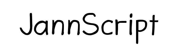 Jann Script  les polices de caractères gratuit tlcharger