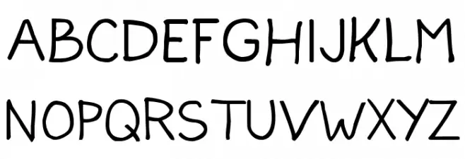 Jann Script Schriftart Groß