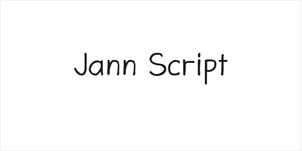 Jann Script Logo