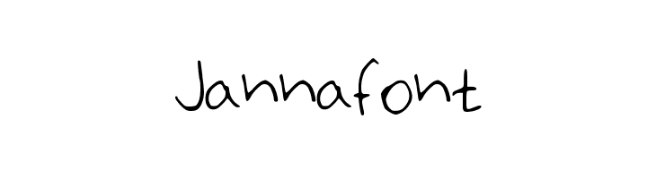 Jannafont  免费字体下载