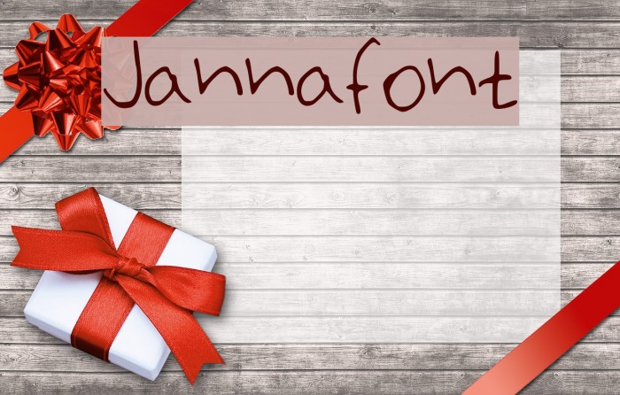 Jannafont Font examples