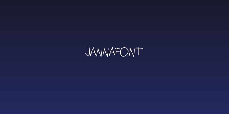 Jannafont Social Header